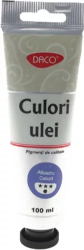 Olajfesték 100 ml Daco kobaltkék|Kobalt kék, tubusos, CU4100ACO