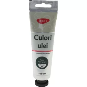   Olajfesték 100 ml Daco méregzöld|Méregzöld, tubusos, CU4100VP