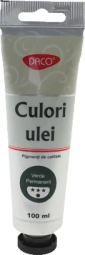 Olajfesték 100 ml Daco méregzöld|Méregzöld, tubusos, CU4100VP