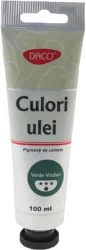 Olajfesték 100 ml Daco viridián zöld|Viridian Zöld, tubusos, CU4100VV