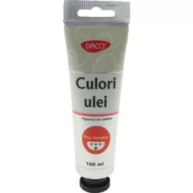   Olajfesték 100 ml Daco élénk piros|Élénk piros, tubusos, CU4100RV