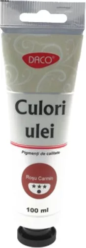 Olajfesték 100 ml Daco kármin|Kárminpiros, tubusos, CU4100RC
