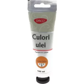   Olajfesték 100 ml Daco sötétsárga|Sötétsárga, tubusos, CU4100GI