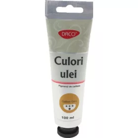 Olajfesték 100 ml Daco okker|Okkersárga, tubusos, CU4100GO