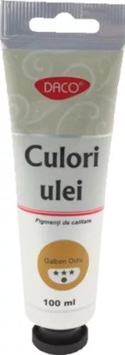 Olajfesték 100 ml Daco okker|Okkersárga, tubusos, CU4100GO