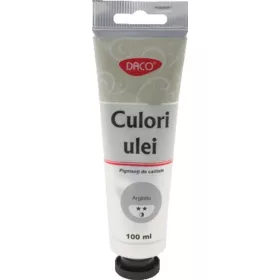 Olajfesték 100 ml Daco ezüst|Ezüst, tubusos, CU4100AG