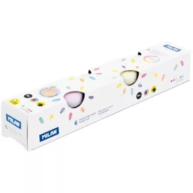   Ujjfesték 40 ml Milan 6 pasztell szín|Pasztell, 40 ml, 031206P