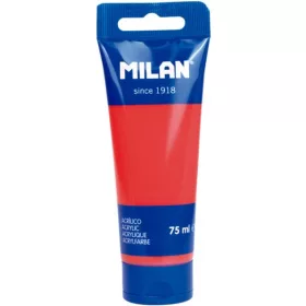   Akrilfesték 75 ml Milan cinóber piros|Vörös, tubusos, 101730
