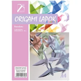   Origami papír A/4 T-Creativ 10 pasztell szín|pasztell, 10 lapos, 25 db/csomag