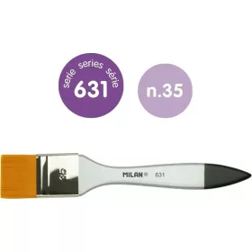   Ecset 35-ös lapos, szintetikus 6 db/csomag Milan 631|6 db/cs, 0463135