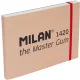 Akvarell tömb A/5 30 ív, 300 g Milan "1420|300 g-os, 25% pamut, 30 lap
