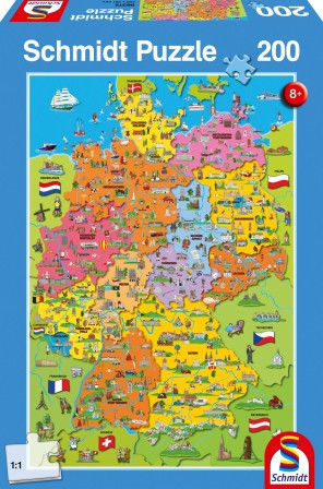 Cartoon map of Germany, 200 db (56312) Fogy. ár : 3 990 Ft További adatok