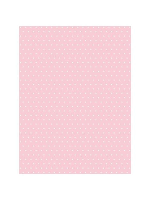 Karton kétoldalas HEYDA A/4 200g pöttyös rózsaszín 