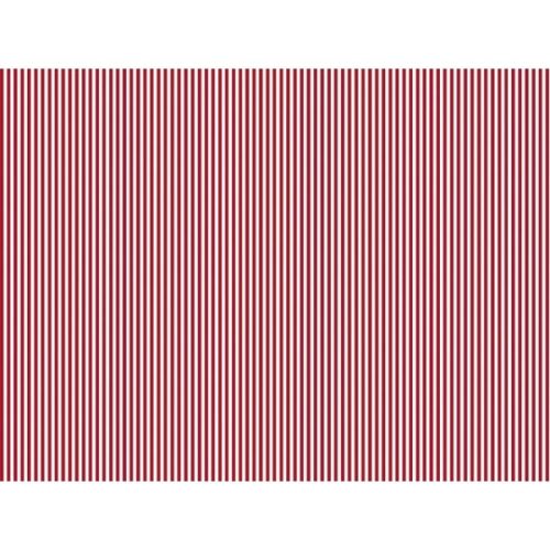 Karton kétoldalas HEYDA A/4 200g csíkos piros-fehér