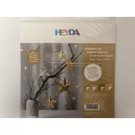 Karácsonyi HEYDA Origami papír világosbarna