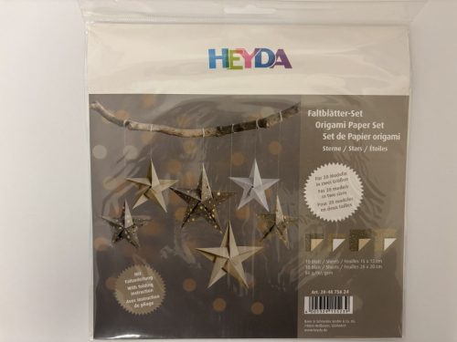 Karácsonyi HEYDA Origami papír barna