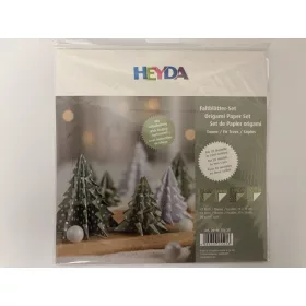 Karácsonyi HEYDA Origami papír zöld