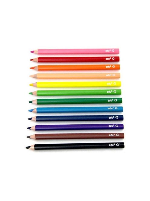 Színes ceruza EDU3 Vastag színenként 