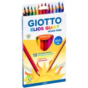   Színes ceruza 12-es Giotto Elios vastag háromszögletű (új)