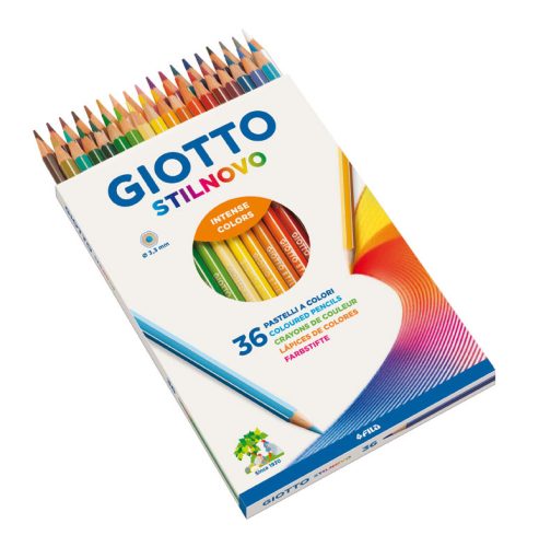 Színes ceruza GIOTTO Stilnovo 36db-os 6 szögletű