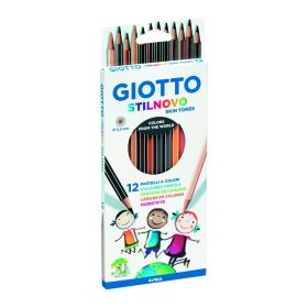   Színes ceruza 12-es Giotto Stilnovo bőrtónus színek (hatszögletű)