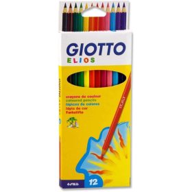 Színes ceruza 12-es Giotto Elios hatszögletű (új)