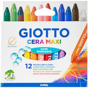 Zsírkréta GIOTTO Cera Maxi 12-es