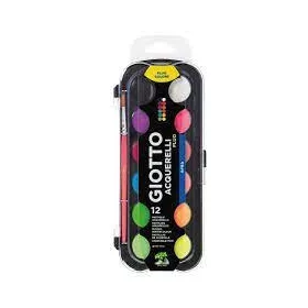   Vízfesték 12-es Giotto Aquarell 30 mm, fluoreszkáló színek