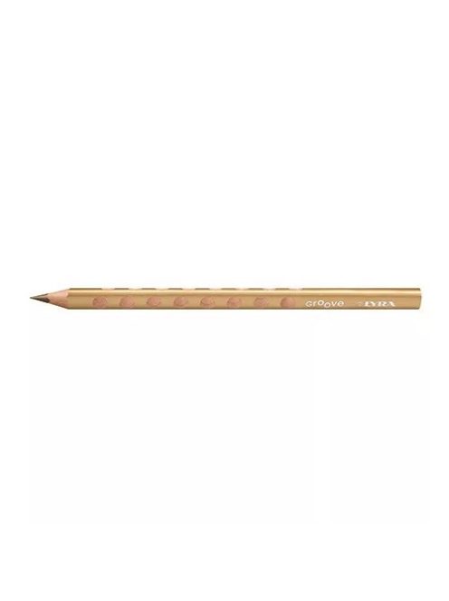 Színes ceruza Groove háromszögletű, vastag arany