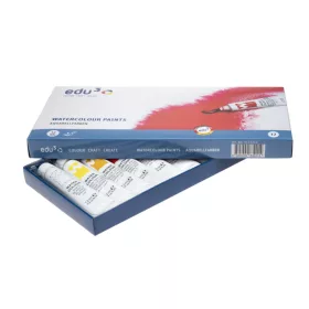 Tubusos aquarell festék 12-es készlet, 12 ml-es EDU3
