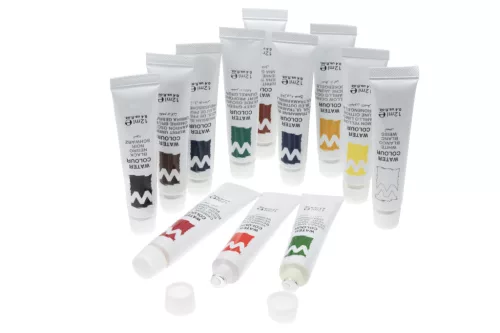 Tubusos aquarell festék 12-es készlet, 12 ml-es EDU3
