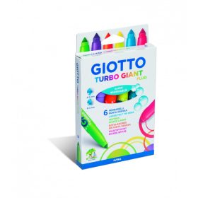   Filckészlet 6-os Giotto Turbo Giant neon kúpos heggyel (új)