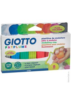 Gyurma készlet 8-as Fluo Giotto Patplume 8 x 25g
