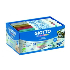   Filckészlet Giotto Decor metall 25 db vegyes színekben sokféle anyagra