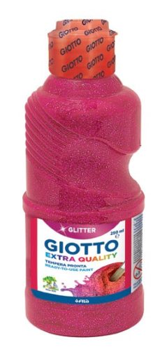 Tempera GIOTTO 250ml GLITTERES MAGENTA
