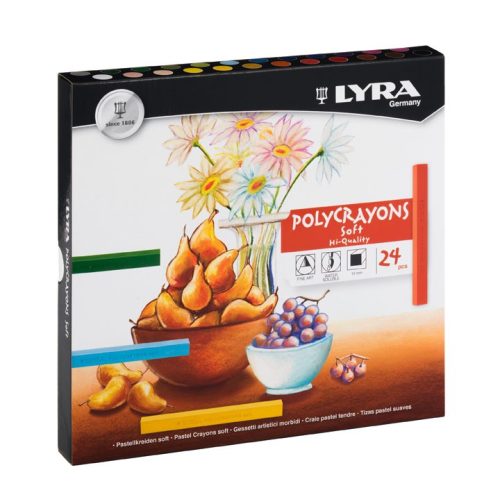 Porpasztel LYRA Polycrayon 24db-os