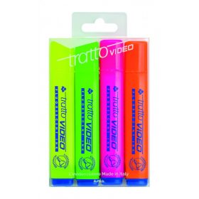 Szövegkiemelő készlet  4-es Tratto Video