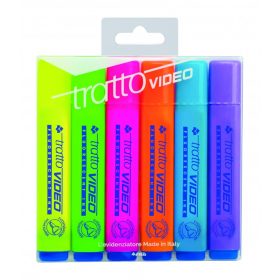 Szövegkiemelő készlet 6-os Tratto Video