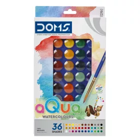 Vízfesték 36 db-os Aquarell 23 mm, + ecset, FILA