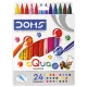 Filckészlet 24 db-os, akasztható, DOMS