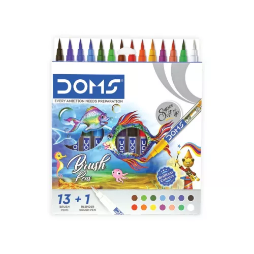 Ecsetfilc 14 db-os (13 szín + 1 színkeverő toll) DOMS (FILA)