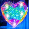 PRISMIC™ 3D Puzzle LED lámpa - Függő szív