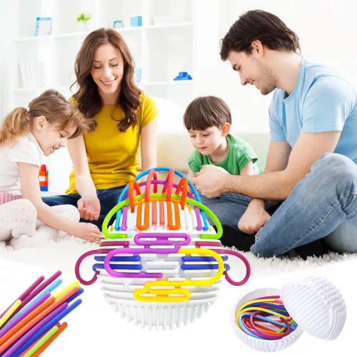 Szenzoros játék, Gömb szett 16 szilikon kukaccal (SENSORY-BALL)
