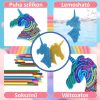 Szenzoros játék szilikonból Lila unikornis