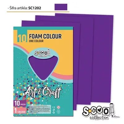 Dekorgumi A/4 s.lila SC1202