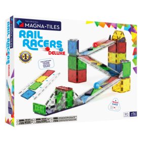 MAGNA-TILES Deluxe Versenypálya, 90 db. mágneses szett