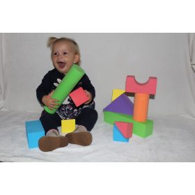 EVA-NAGYMÉRETŰ szivacsos építő  50db-os