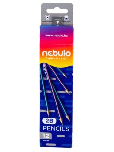 Grafit ceruza 2B-s, 12 db/doboz, Nebulo