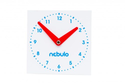 Óralap, analóg, műanyag Nebulo iskolai óra