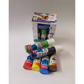 Tempera készlet, kenőfejes 45ml, 6szín, NEBULÓ